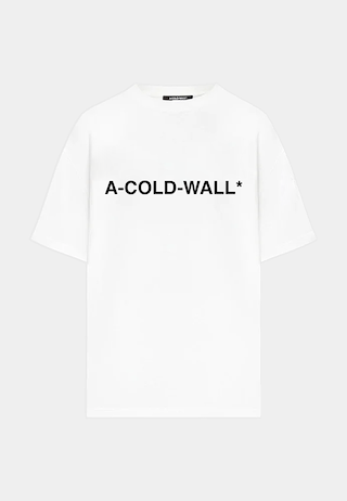 A Cold Wall Essentials Logo T-Shirt White