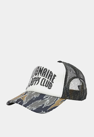 Billionaire Boys Club Arch Logo Trucker Cap Khaki Camo