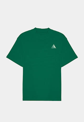 Ashluxe Pyramid Logo T-Shirt Green