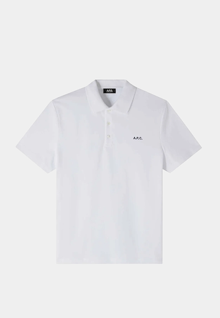 A.P.C Polo Standard Gots White