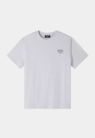 A.P.C T­-Shirt Standard Rue Madame Gots Tzc-­Noir/Blanc