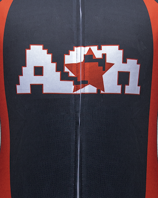 Ashluxe Digital Print Cycling Top