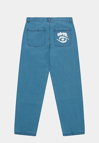 Arte Back Pocket Graphic Pants Bleach