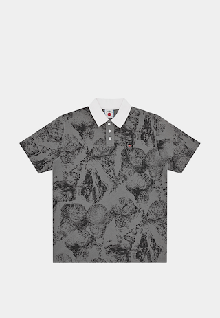 Bbc Cone Stamp Polo Shirt Grey