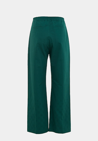 Casablanca Piquet Logo Trouser Green Monogram