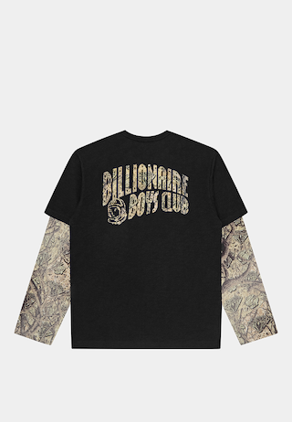 Bbc Diamonds & Dollars Tree Camo Mock Ls T-Shirt Camo