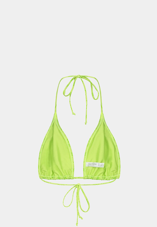 Daily Paper Zazi Monogram Bikini Top Daiquiri Green