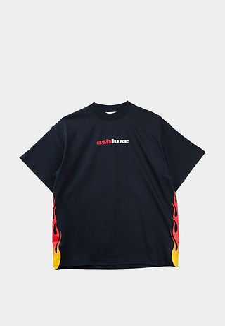 Flame T-Shirt Black
