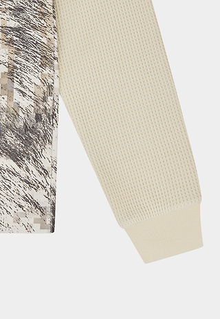 BBC Fur Print Mock Sleeve T-Shirt Multi