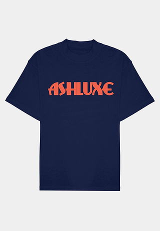 Ashluxe Neo Logo T-Shirt Navy