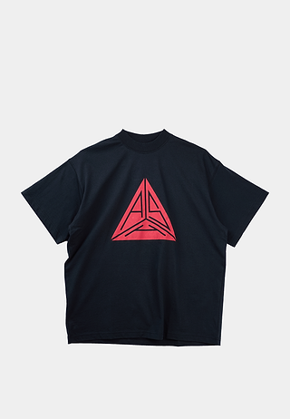 Large Triangle Logo T-Shirt Black