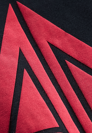 Large Triangle Logo T-Shirt Black