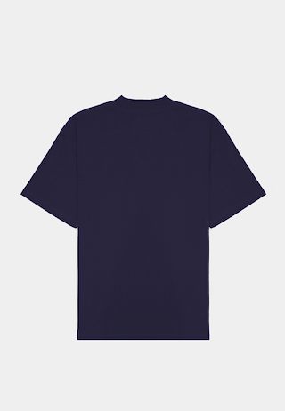 Ashluxe 3D Logo Tee Navy Blue