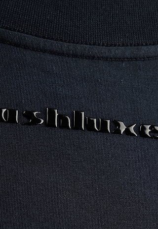 Metallic Small Logo T-Shirt Black