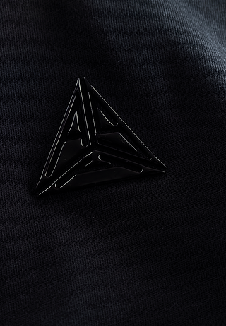 Metallic Small Logo T-Shirt Black