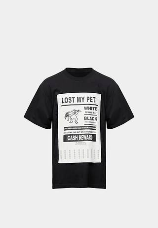 Maison Margiela Lost My Pet T-Shirt Black/Offwhite