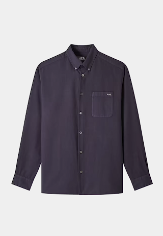 A.P.C Chemise Mateo Logo Lzz Noir