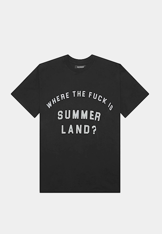 Nahmias Wtf Is Summerland T-Shirt Vintage
Black