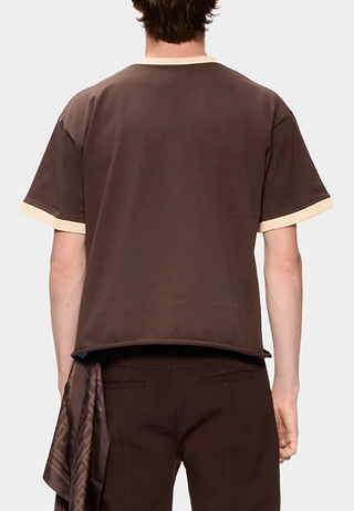 Pieces Unique The Adem Key T-Shirt  Brown