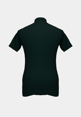 Pieces Unique La Cle Short Turtleneck Black