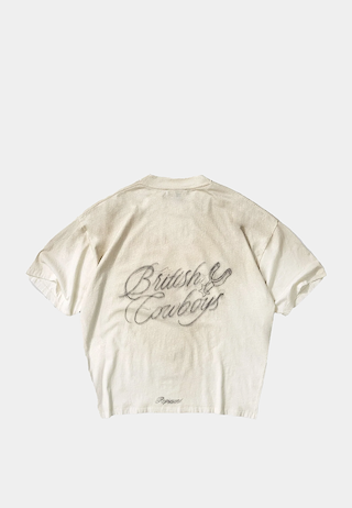 Represent British Cowboys T-Shirt Washed Ecru