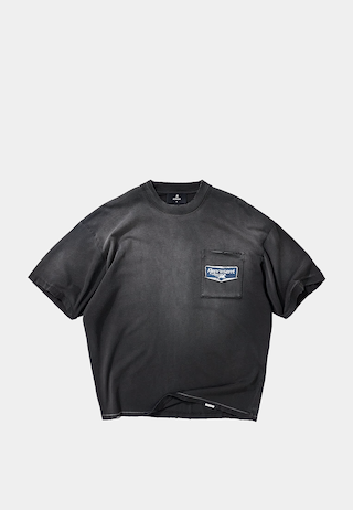 Represent Nothing Faster T-Shirt Stained Black