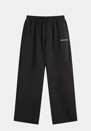 Mki Miyuki Zoku Sandwash Cupro Wide Leg Trousers Black