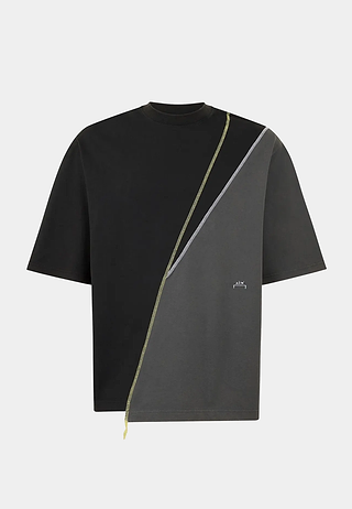 A Cold Wall Spliced T-shirt Black