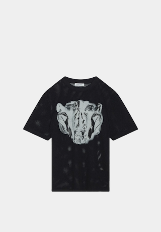 Wood Wood Haider Mesh T-shirt - Black