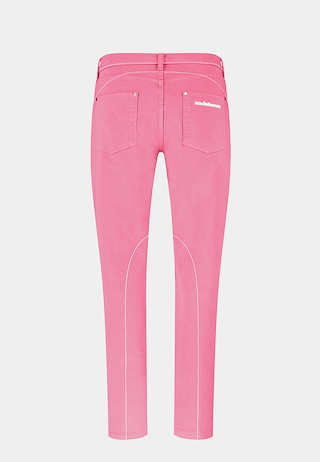 Ashluxe Female 5Pockets Denim Slimfit Pants - Pink