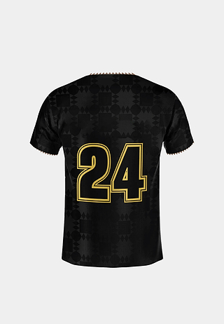 Ashluxe 24 Away Jersey  Customized Black