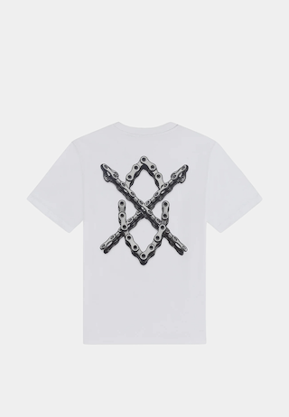 Daily Paper Chain Shield T-Shirt White