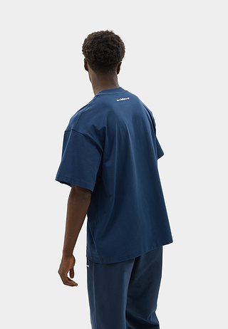 Metallic Small Logo T-Shirt Blue