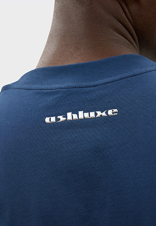 Metallic Small Logo T-Shirt Blue