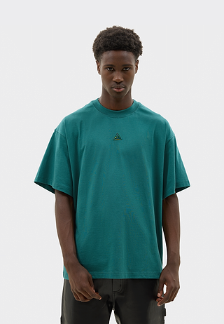 Metallic Small Logo T-Shirt Green