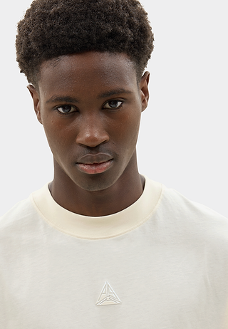 Metallic Small Logo T-Shirt Off-white