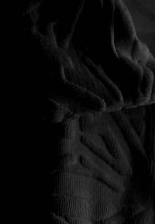 Monogram Plush Jersey Bowling Shirt Black