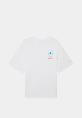 Casablanca Montagne Sportif Oversized T-Shirt White