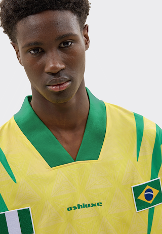 Nigeria X Brazil Football Shirt Yellow