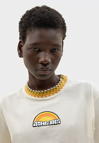 Sunshine Cropped T-Shirt Off-white