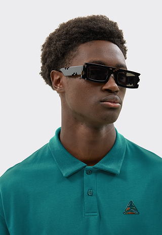 Triangle Logo Polo Shirt Green