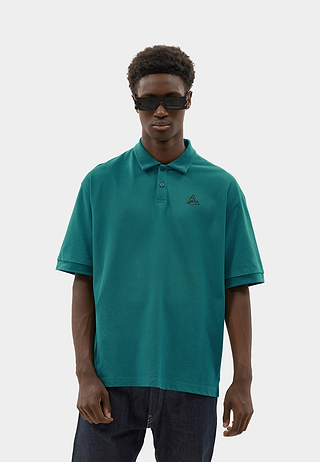 Triangle Logo Polo Shirt Green