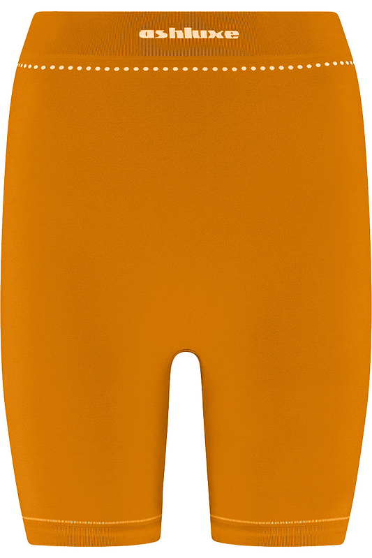 Ashluxe Female Active Biker Shorts-Orange