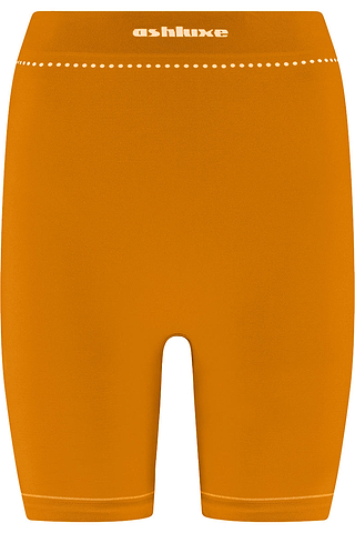 Ashluxe Female Active Biker Shorts-Orange