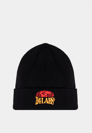 234 Globe Logo Beanie Black