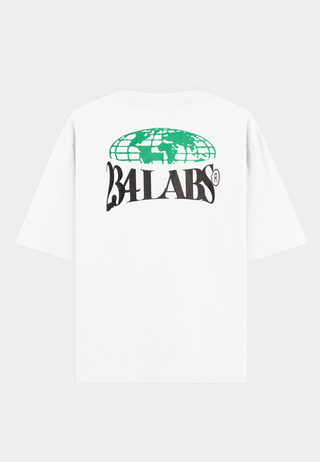 234Labs Globe Logo T-shirt White