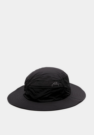 A Cold Wall Utile Drawstring Bucket Hat Black