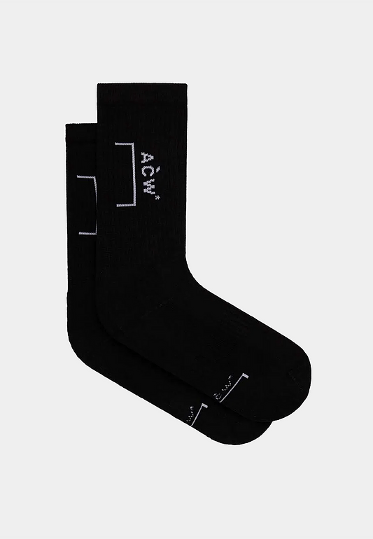 A COLD WALL Knitted Bracket Sock - Black