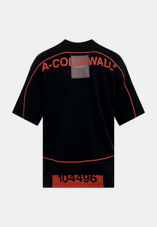 A COLD WALL Field Distortion T-Shirt - Black