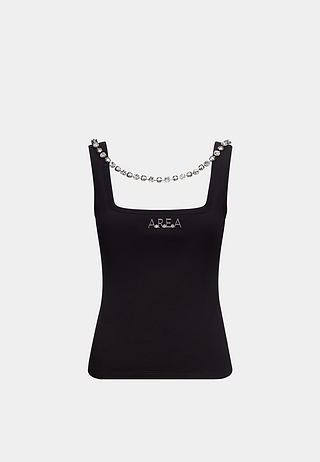 Area Nameplate Tank Top Black